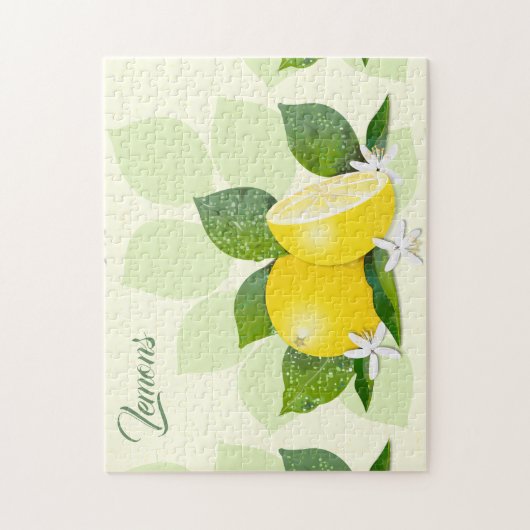 Zitrusfrüchte Zitrusfrüchte Botanischer Blumengart Puzzle (Vertikal)