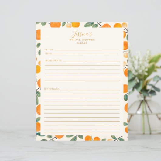 Zitrusfrüchte-Zitrusfrüchte-Brautparty (Stehend Vorderseite)