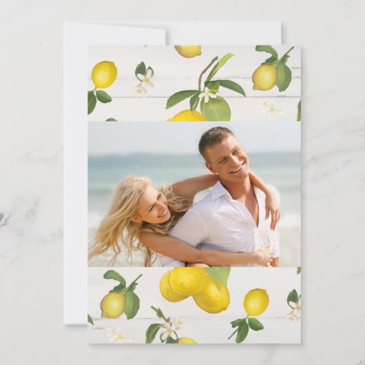 Zitrusfrüchte Zitrusfrüchte Foto Save The Date (Rückseite)