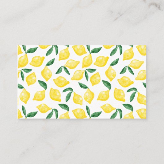 Zitrusfrüchte-Zitrusfrüchte für Kinder Begleitkarte (Rückseite)