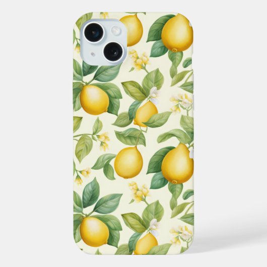 Zitrusfrüchte-Zitrusfrüchte iPhone Hülle (Rückseite)