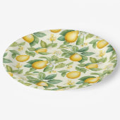 Zitrusfrüchte-Zitrusfrüchte Pappteller (Schrägansicht)