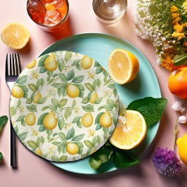 Zitrusfrüchte-Zitrusfrüchte Pappteller