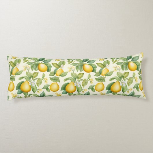 Zitrusfrüchte-Zitrusfrüchte Seitenschläferkissen (Rückseite)