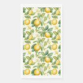 Zitrusfrüchte-Zitrusfrüchte Serviette (Vorderseite)