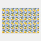 Zitrusfrüchte Zitrusfrüchte tropischen Sommer Geschenkpapier Set (Vorderseite 3)