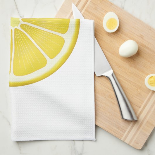 Zitrusfrüchtecreme Geschirrtuch (Viertel Falte)