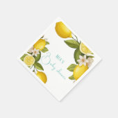 Zitrusfrüchtedusche Serviette (Ecke)