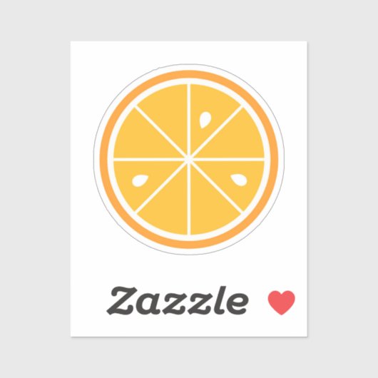 Zitrusfrüchtekleber Aufkleber (Blatt)