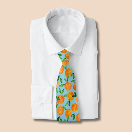 Zitrusfrüchtemuster Krawatte