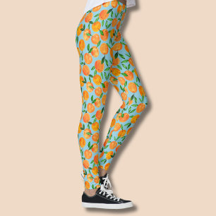 Zitrusfrüchtemuster Leggings