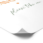 Zitrusfrüchteorangen-Favoriten-Poster Poster (Ecke)