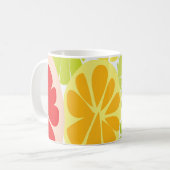 Zitrusfruchtmuster Kaffeetasse (Vorderseite Links)