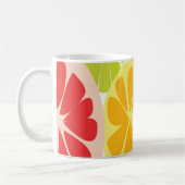 Zitrusfruchtmuster Kaffeetasse (Links)