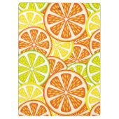 Zitrusfruchtmuster Klemmbrett (Rückseite)