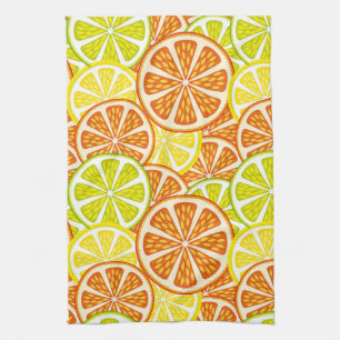 Zitrusfruchtmuster Küchentuch