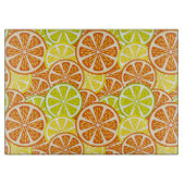 Zitrusfruchtmuster Schneidebrett (Vorderseite)