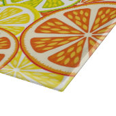 Zitrusfruchtmuster Schneidebrett (Ecke)