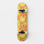 Zitrusfruchtmuster Skateboard (Vorderseite)