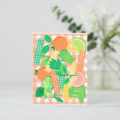 Zitrusgarten Glückseligkeit Postkarte (Stehend Vorderseite)