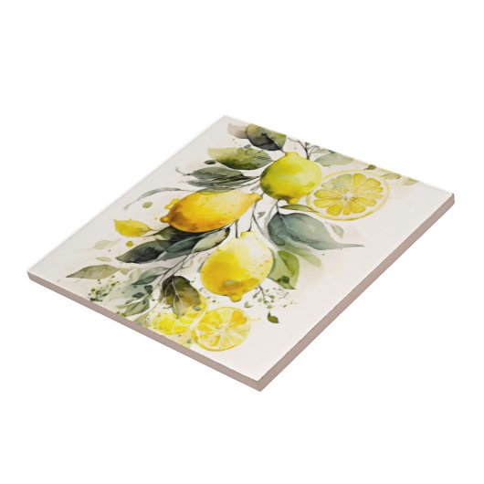 Zitrusgrün Fliese (Seite)