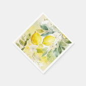 Zitrusgrün Serviette (Ecke)