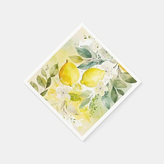Zitrusgrün Serviette (Ecke)