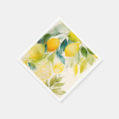 Zitrusgrün Serviette (Ecke)