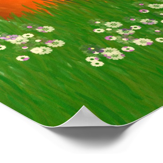 Zitrusmärchen von Mondsee-Designs Poster (Ecke)