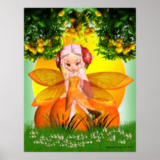 Zitrusmärchen von Mondsee-Designs Poster