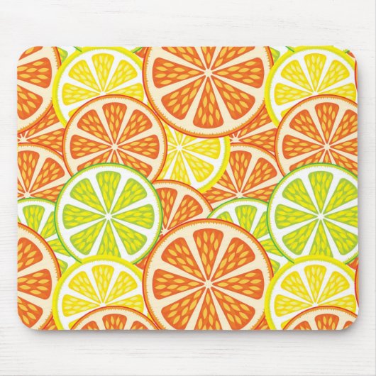 Zitrusmuster 2 mousepad (Vorne)