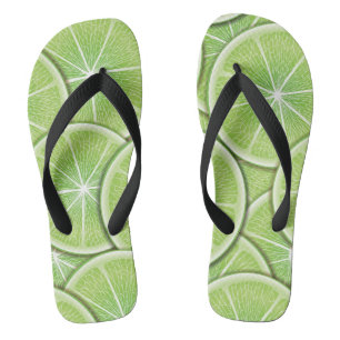 Zitrusmuster Badesandalen