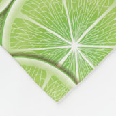 Zitrusmuster Fleecedecke (Ecke)