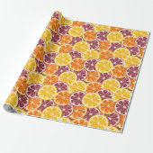 Zitrusmuster  geschenkpapier (Ungerollt)