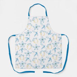 Zitrusmuster Handzeichnung - Schürze
