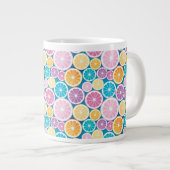 Zitrusmuster Jumbo-Tasse (Vorderseite Rechts)