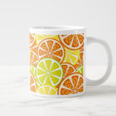 Zitrusmuster Jumbo-Tasse (Rechts)