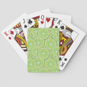 Zitrusmuster Spielkarten