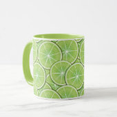 Zitrusmuster Tasse (Vorderseite Links)