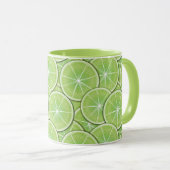 Zitrusmuster Tasse (VorderseiteRechts)