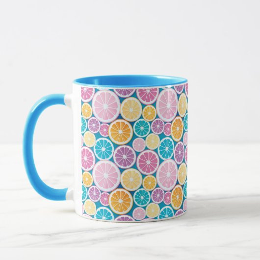 Zitrusmuster Tasse (Links)