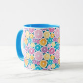 Zitrusmuster Tasse (Vorderseite Links)