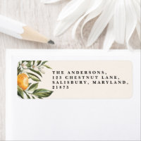 Zitrusorange Blüte botanischer rustikaler Brautchi