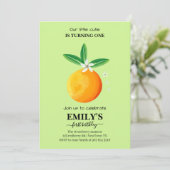 Zitrusorange-Süsse Einladung (Stehend Vorderseite)