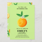 Zitrusorange-Süsse Einladung (Vorne/Hinten)