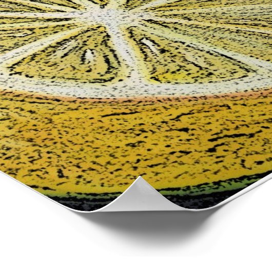 Zitrusposter Poster (Ecke)