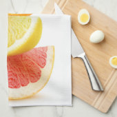 Zitruspyramide Geschirrtuch (Viertel Falte)