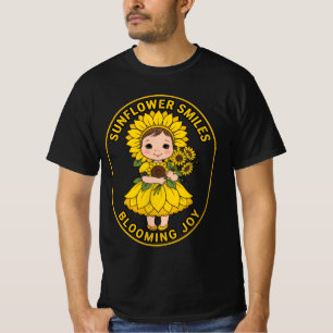Zitrusquetschkraft-Zitronenmädchen T-Shirt