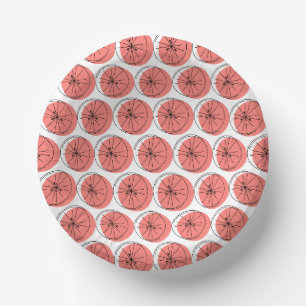 Zitrusrosa Multi Pappteller