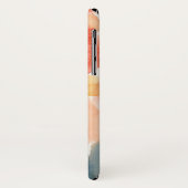 Zitrussaison - Korallen und Blausteine Case-Mate iPhone Hülle (Hinten/Links)